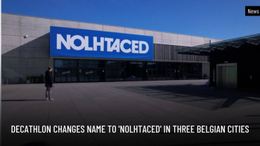 Decathlon changes name to ‘Nolhtaced’ in three Belgian cities
