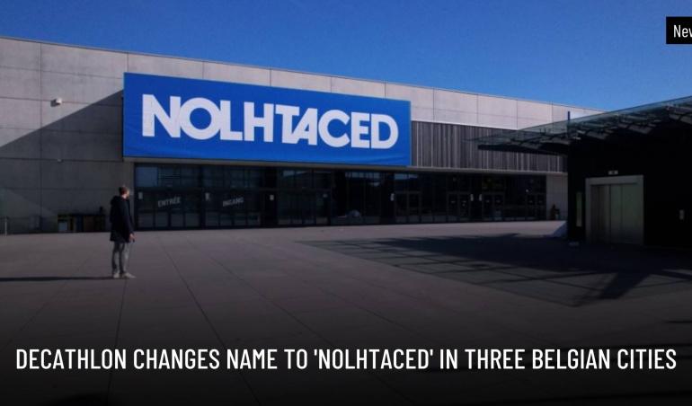 Decathlon changes name to Nolhtaced