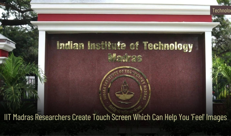 IIT Madras touch screen technology iTad