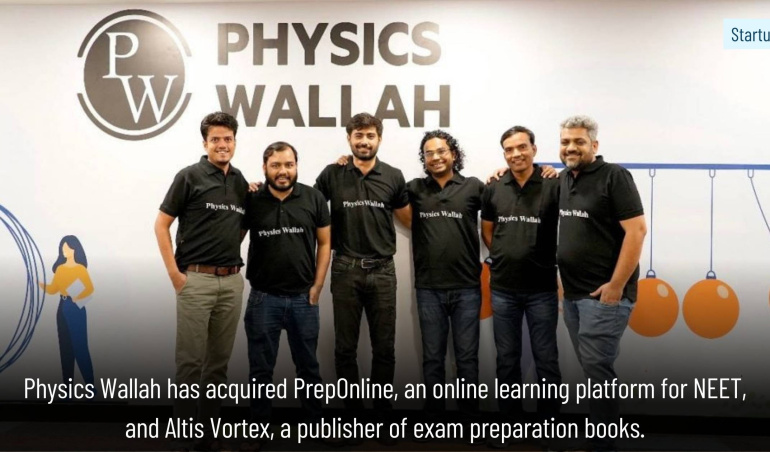 Physics Wallah acquires two edtech startups