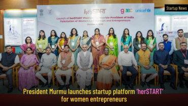 President Murmu launches startup platform ‘herStart’ for women entrepreneurs