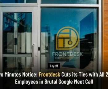 Frontdesk Layoff startup news founder talks network