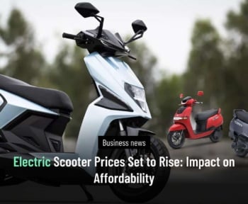 Electric Scooter Prices Set to Rise