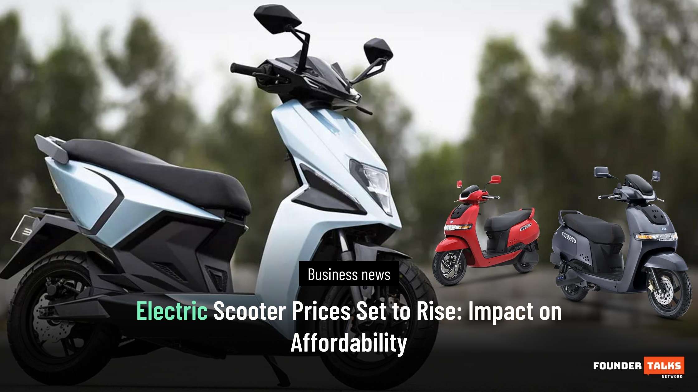 Electric Scooter Prices Set to Rise