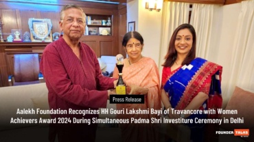 Aalekh Foundation Recognizes HH Gouri Lakshmi Bayi of Travancore with Women Achievers Award 2024