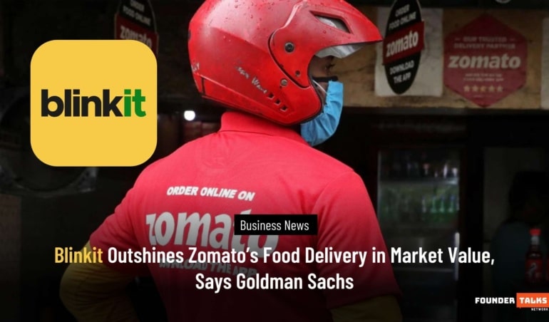 Blinkit Outshines Zomato’s Food Delivery in Market Value