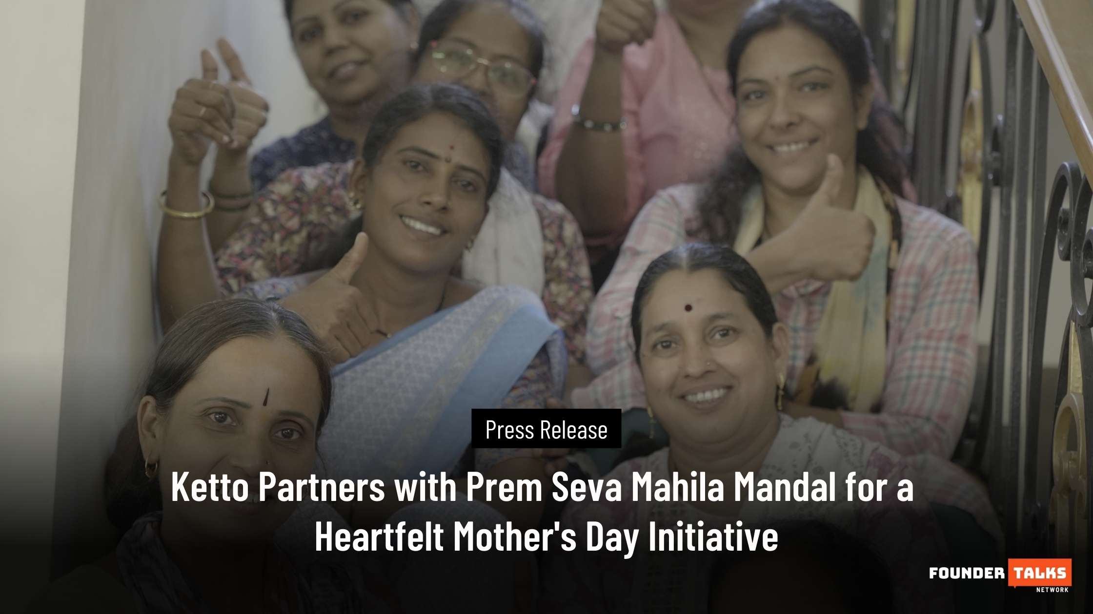 Ketto Partners with Prem Seva Mahila Mandal for a Heartfelt Mother's Day Initiative