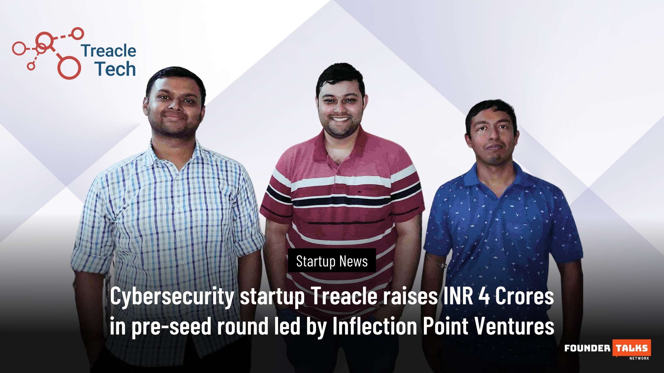 Cybersecurity startup Treacle raises INR 4 Crores in pre-seed round led by Inflection Point Ventures