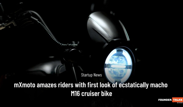 mXmoto amazes riders with first look of ecstatically macho M16 cruiser bike