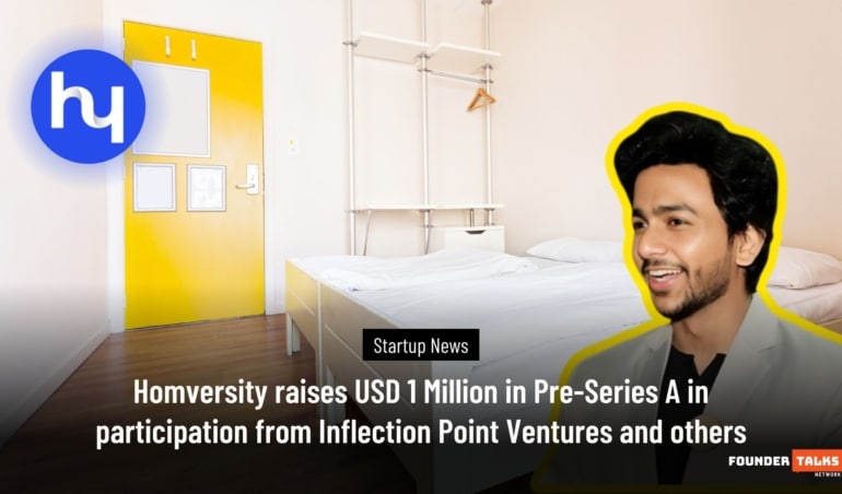 Homversity raises USD 1 Million Novemver 2024 Founder Talks Network