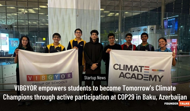 VIBGYOR empowers students to become Tomorrow’s Climate Champions